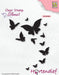 NELLIE'S CHOICE CLEAR STAMP SILHOUETTE BUTTERFLIES - SIL094