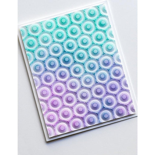 OPEN STUDIO EMBOSSING FOLDER RINGADINGS - EF1015