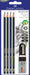 FABER - CASTELL STUDIO GOLDFABER GRAPHITE PENCIL SKETCH SET ASS PK6- 18-112580