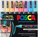 POSCA PAINT MARKER PC3 8 PKT SOFT COLOURS - PC3MSC8C