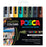 POSCA PAINT MARKER PC5 ASSORTED 8 PKT EARTH COLOURS - PC5MEC8C