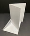 WHITE TEXTURED SINGLE FOLD CARDS & ENV PK 50 - PL1 BULK