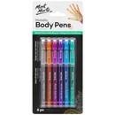 MM METALLIC BODY PENS 6PC - MBRT0101