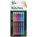 MM METALLIC BODY PENS 6PC - MBRT0101