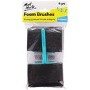 MM FOAM HOBBY BRUSH 100MM 4PC POLY BAG - MACR0024