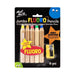 MM JUMBO FLUORO PENCILS WITH SHARPENER 6PC - MMKC0195