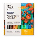 MM ACRYLIC PAINT SET 18PC - MSCH1836