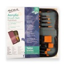 MM GALLERY SERIES BRUSH SET IN WALLET 11 PC ACRYLIC - BMHS0030