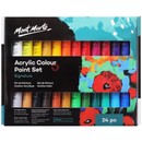 MM ACRYLIC COLOUR PAINT SET 24PC 36ML - MSCH2436