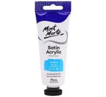 MM SATIN ACRYLIC 75ML PAINT SKY BLUE - PMSA7518