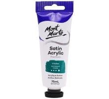 MM SATIN ACRYLIC 75ML PAINT VIRIDIAN - PMSA7522