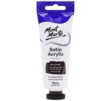 MM SATIN ACRYLIC 75ML PAINT RAW UMBER - PMSA7528