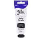 MM SATIN ACRYLIC 75ML PAINT LAMP BLACK - PMSA7530