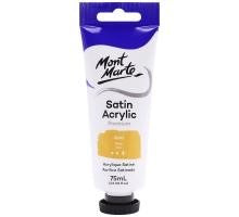 MM SATIN ACRYLIC 75ML PAINT GOLD - PMSA7531