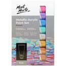 MM METALLIC ACRYLIC PAINT SET 8PC - PMMT8361