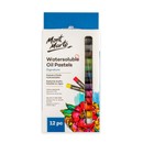 MM WATERSOLUBLE OIL PASTELS 12PC - MMPT0023