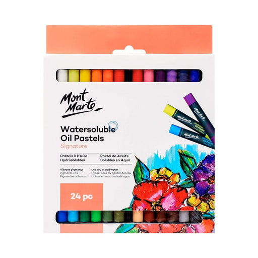 MM WATERSOLUBLE OIL PASTELS 24PC - MMPT0024