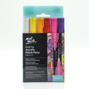 MM ACRYLIC PAINT PENS DUAL TIP FINE/BROAD 12PC - MPN0163