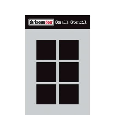 DARKROOM DOOR SMALL STENCIL BOXES 6 UP - DDSS008