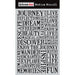 DARKROOM DOOR QUOTE STAMP CRAZY ENOUGH - DDQS038