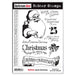 DARKROOM DOOR RUBBER STAMP SET JOYFUL CHRISTMAS - DDRS216