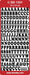 CRAFT STICKERS ABC'S GOLD - DD1551G