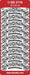 STICKER MERRY CHRISTMAS BANNER SILVER - DD2716S