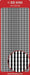 STICKER BORDER SILVER - DD6592S