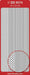 STICKER BORDER ASSTD BLACK - DD6574BLK
