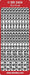 CRAFT STICKER HAPPY BIRTHDAY VERTICAL LARGE SILVER - DD2424S