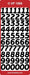 CRAFT STICKERS 123 BIG TRANS/SILVER - XP1568TP/S