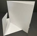 LARGE SQUARE S/FOLD CARDS & ENV WHITE TEXTURED - SQPL1 BULK