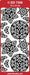 CRAFT STICKER MANDALA 3D MEDALLIONS 6 BLACK - DD7506BL