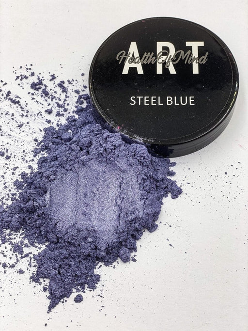 PIGMENT POWDER 50G STEEL BLUE - STEEL BLUE