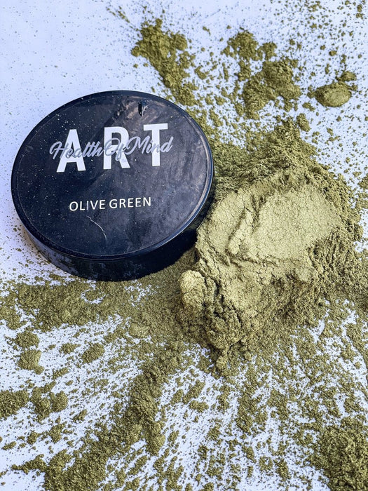 PIGMENT POWDER 50G OLIVE GREEN - PP52