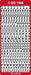 CRAFT STICKER U/C ALPHABET GOLD - DD1566G