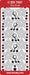 CRAFT STICKER STARS IN STARS SLIVER - DD7007S