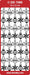 CRAFT STICKER XMAS BAUBLES GOLD - DD7086G