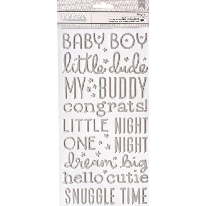 AMERICAN CRAFT PB NIHJT WORDS STICKERS - 732673