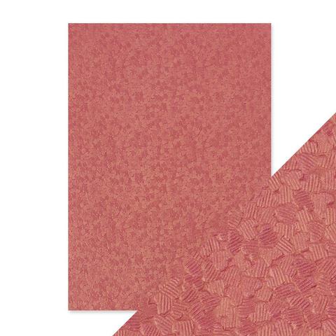 TONIC CRAFT PERFECT CARD STOCK A4 5PK  CORAL CONFETTI