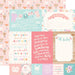 ECHO PARK 12X12  PAPER HELLO BABY GIRL 4X6 JOURNALING CARD