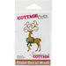 COTTAGE CUTS ELEGANT DEER WITH WREATH