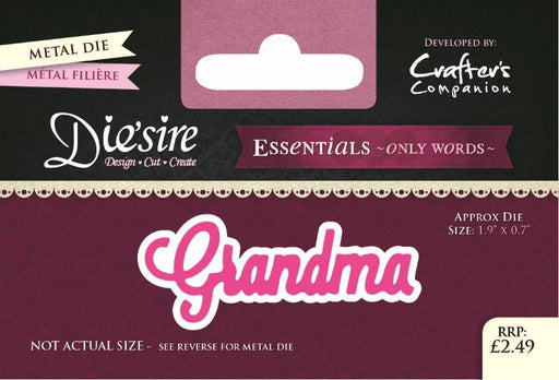 DIESIRE ESSENTIALS ON WORDS DIE  GRANDMA