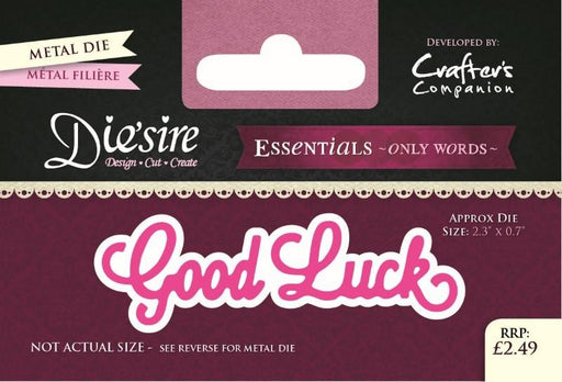 DIESIRE ESSENTIALS ON WORDS DIE GOOD LUCK