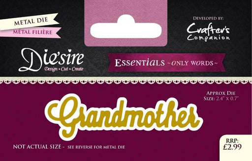 DIESIRE ESSENTIALS ON WORDS DIE GRANDMOTHER