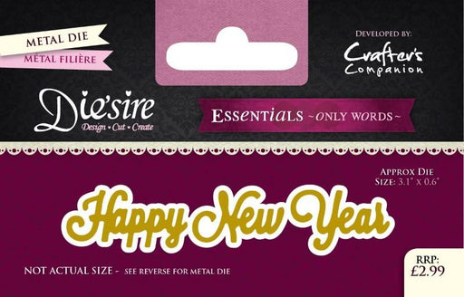 DIESIRE ESSENTIALS ON WORDS DIE  HAPPY NEW YEAR