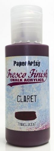 PAPER ARTSY FRESCO CHALK ACRLICS CLARET