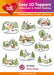 HEARTY CRAFTS EASY 3D TOPPERS WINTER VILLAGES