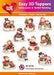 HEARTY CRAFTS EASY 3D TOPPERS Christmas SNOWMAN