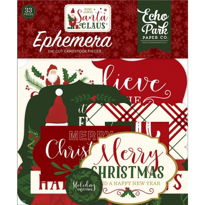 ECHO PARK 6 X 6 PAPER PAD HERE COMES SANTA CLAUS - HCSC188023